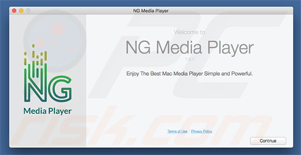 Delusive installer used to promote NG Player