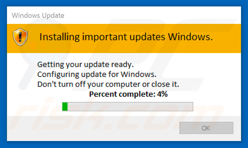 Pdff fake Windows Update