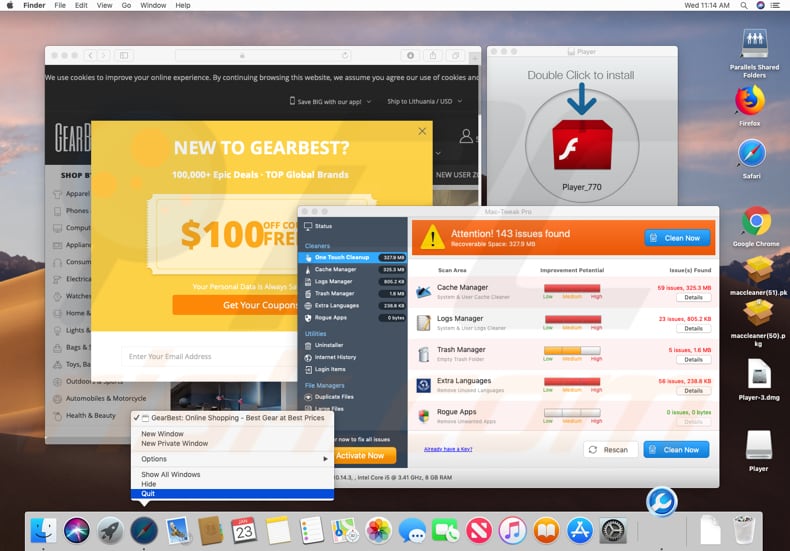 Safari Keeps Opening By Itself scam