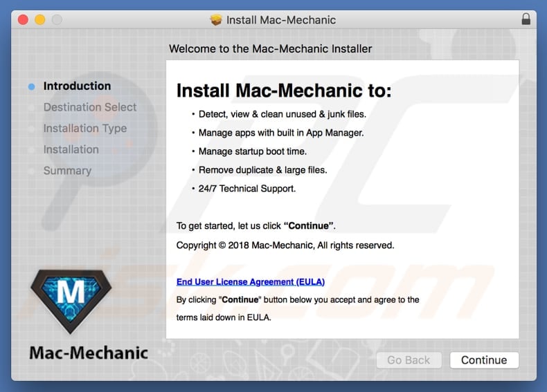 Instalator aplikacji mac-mechanic