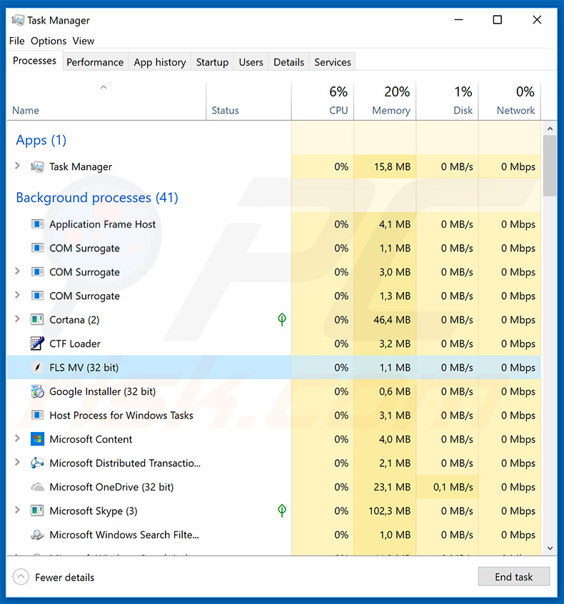 Bandook malware