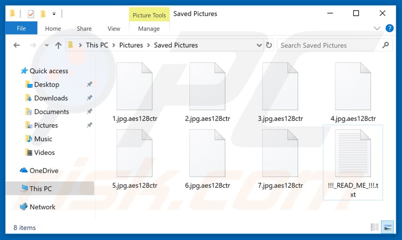 Files encrypted by MegaCortex