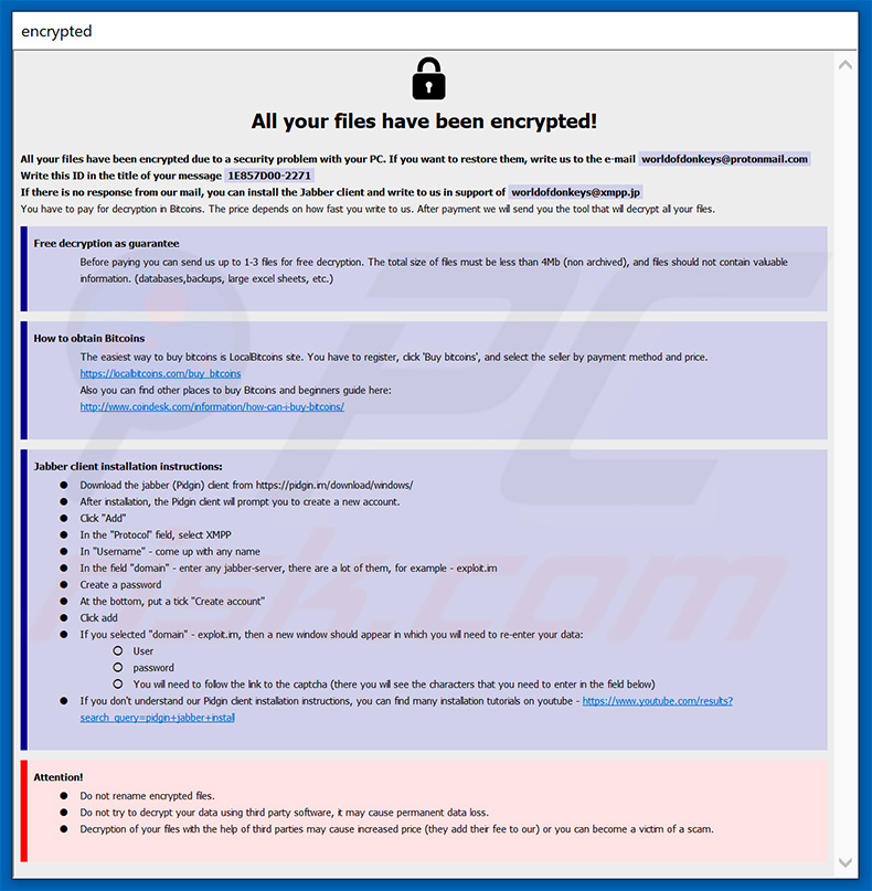 BORISHORSE decrypt instructions