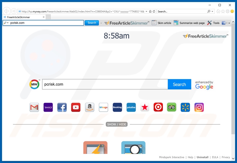 hp.myway.com browser hijacker