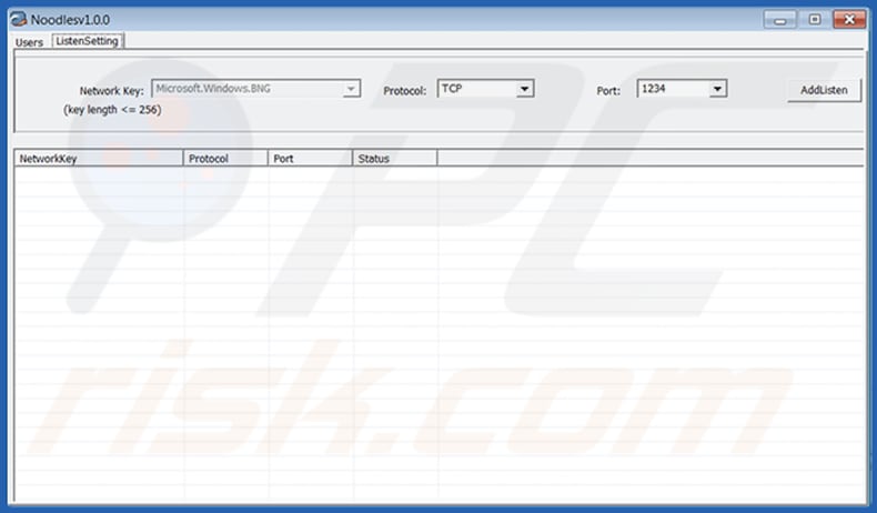 Gh0st remote access tool administration panel