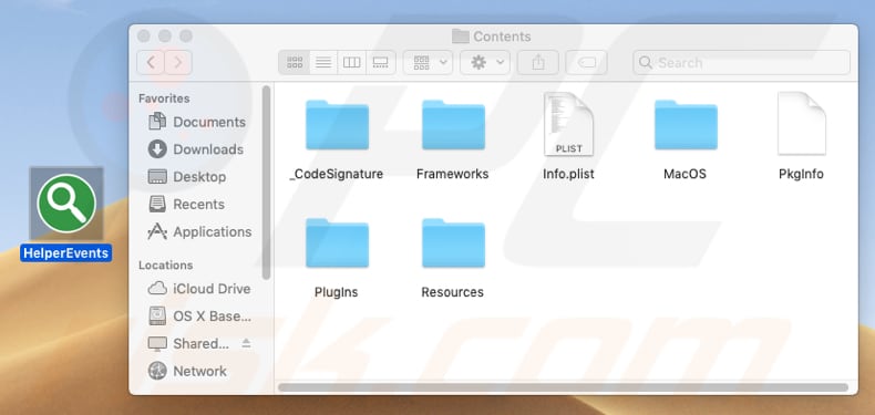 HelperEvents installation folder