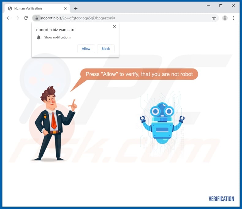 noorotin[.]biz pop-up redirects