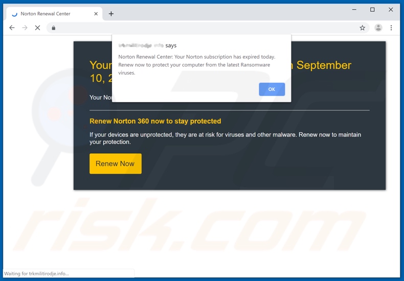 OSzustwo Norton subscription has expired today