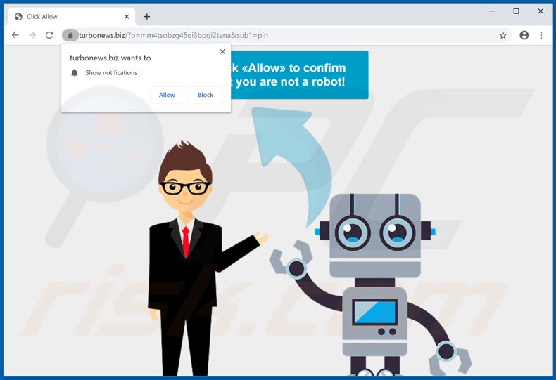 turbonews[.]biz pop-up redirects