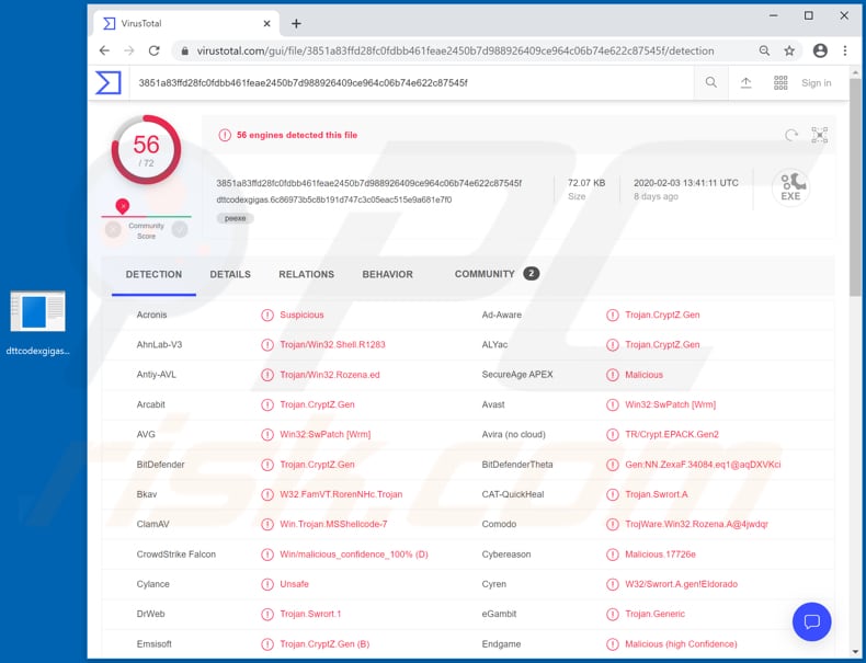 Meterpreter trojan