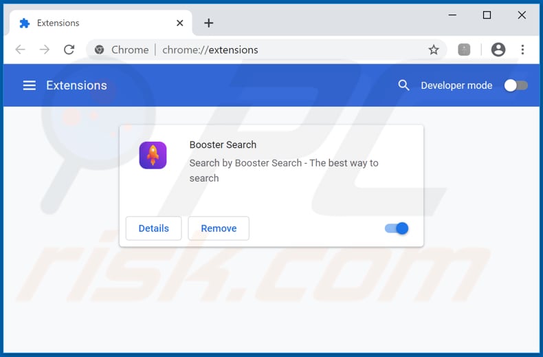 Removing feed.boostersearch.com related Google Chrome extensions