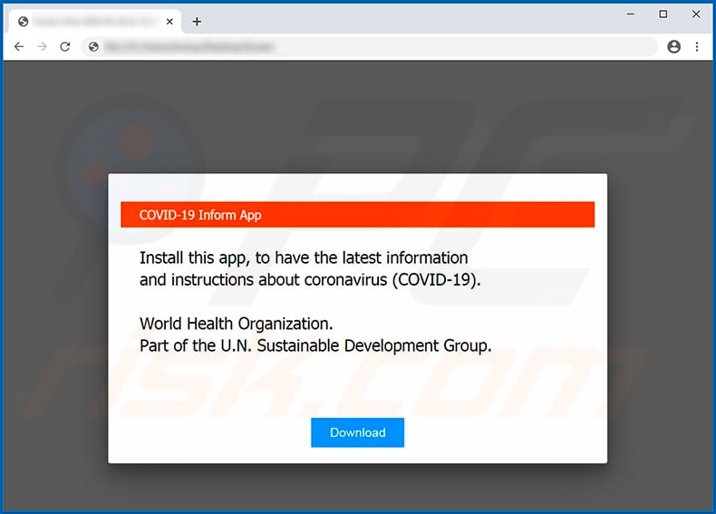 oski stealer pop-up on a deceptive website