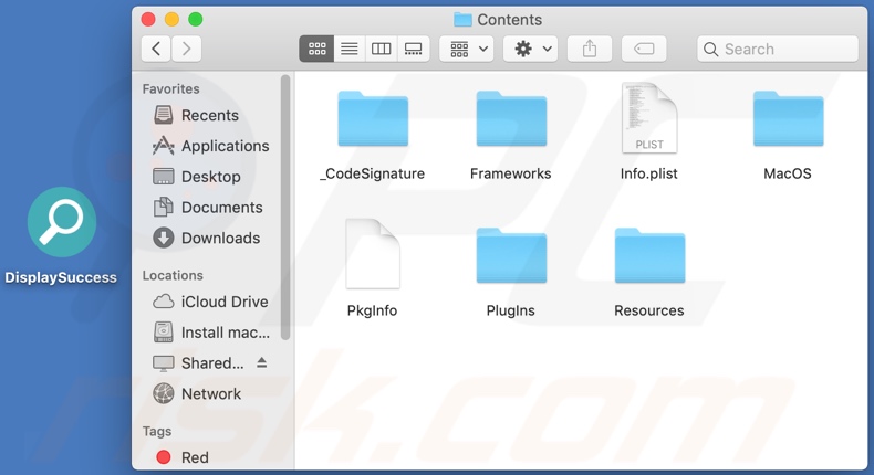 DisplaySuccess adware install folder