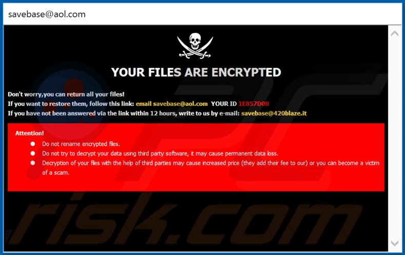 Base decrypt instructions (pop-up)