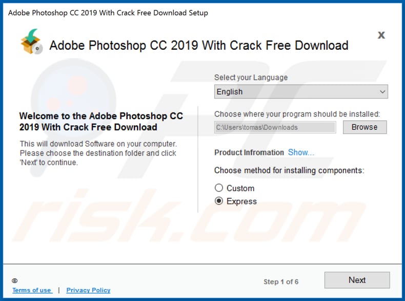 quericssearch browser hijacker unofficial adobe photoshop atcivation tool