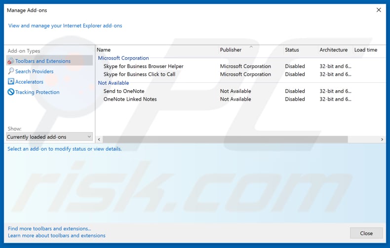 Removing streamall-search.com related Internet Explorer extensions