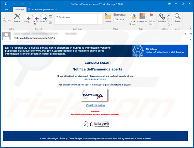 Spamowy e-mail rozsyłąjący trojana Mekotio