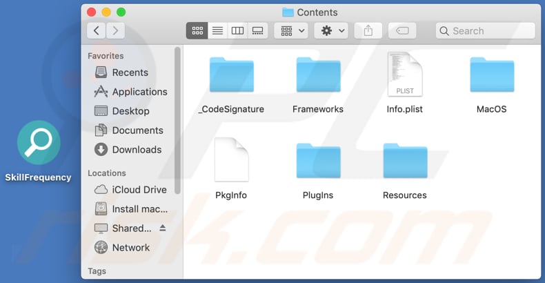 skillfrequency adware contents folder