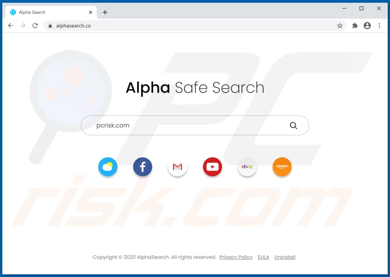 Porywacz przeglądarki alphasearch.co