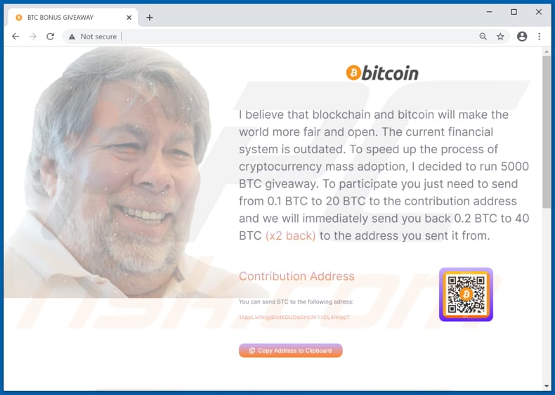 Oszustwo rozdania BTC