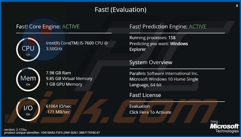 Fast! niechciana aplikacja