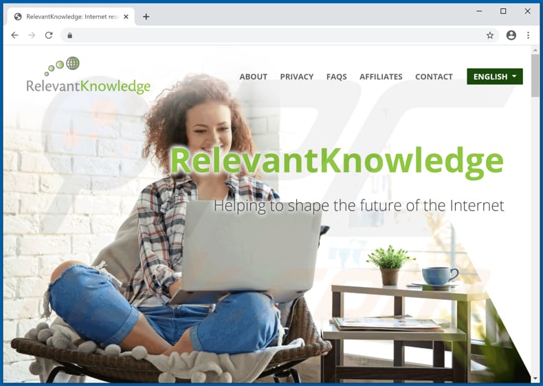 RelevantKnowledge pop-up redirects