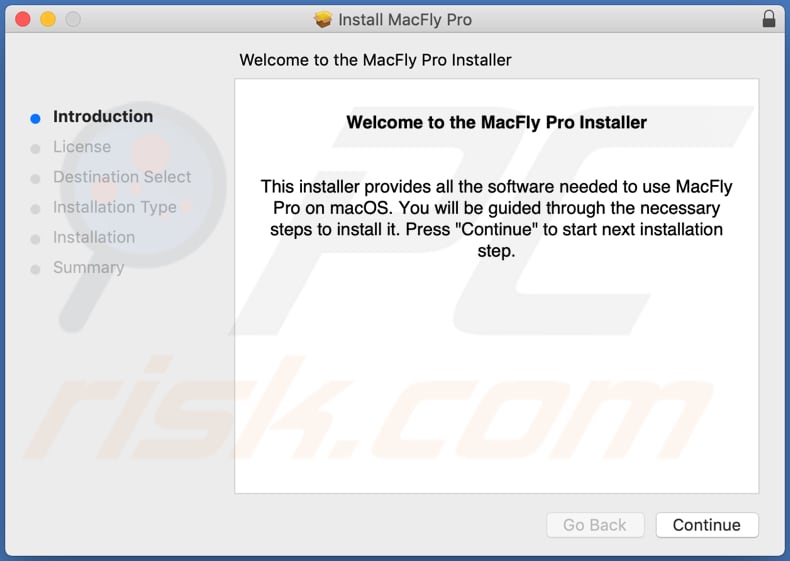 Konfigurator instalacji PUA MacFly Pro