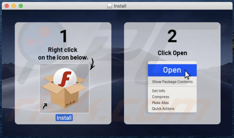 Protocolport Instalacja adware Krok 1 