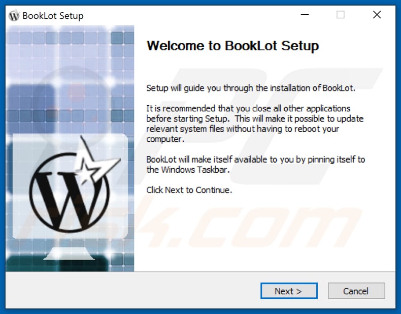 Instalator adware booklot