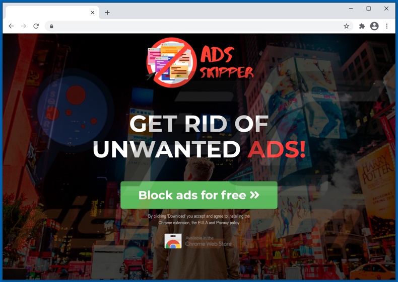 2 witryna promująca adware Shopping Lovers