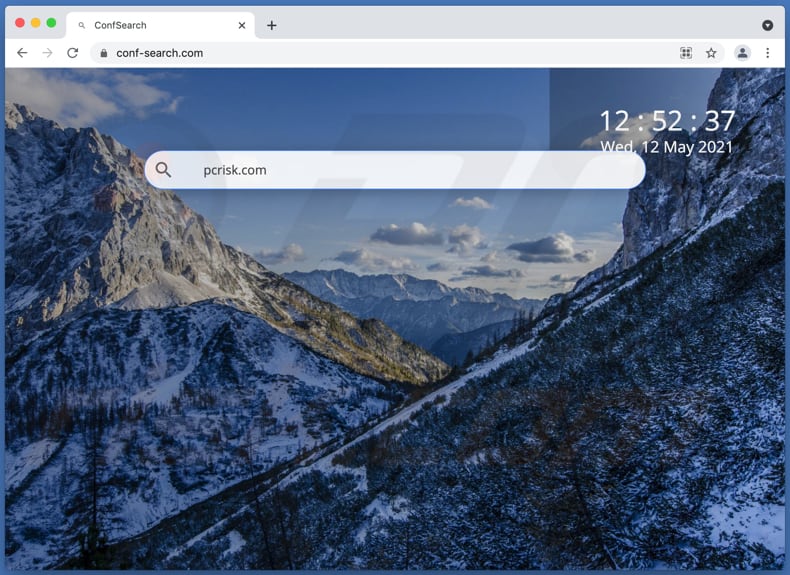 Porywacz przeglądarki Conf Search na komputerze Mac