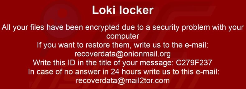 Instrukcje odszyfrowania Loki Locker (tapeta pulpitu)
