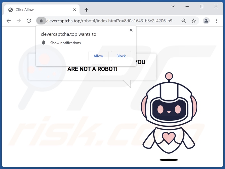 Przekierowania pop-up clevercaptcha[.]top