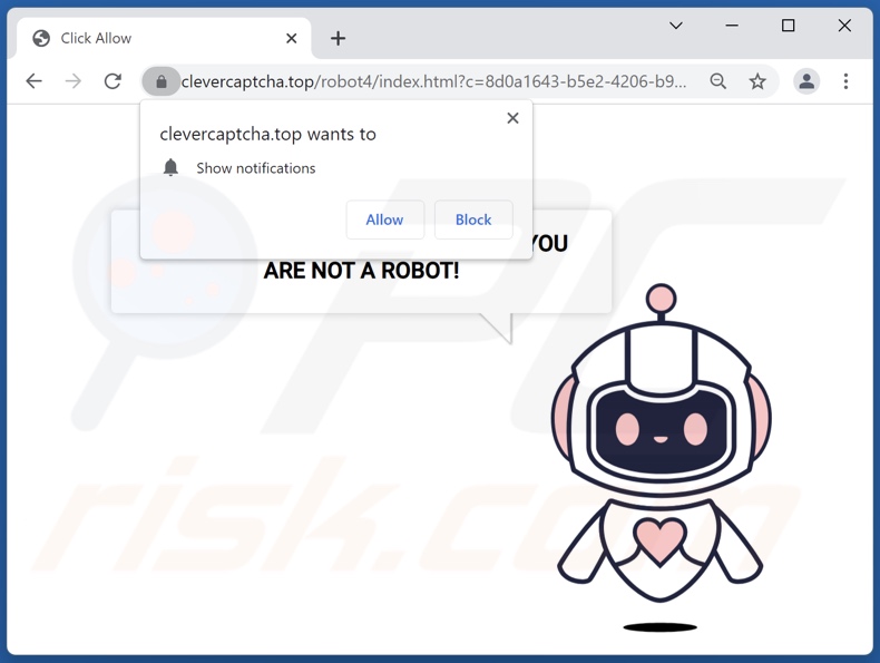 Przekierowania pop-up clevercaptcha[.]top