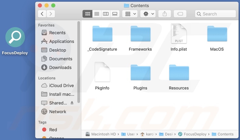 Folder instalacyjny FocusDeploy