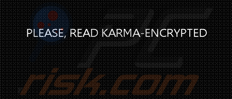 Tapeta pulpitu ransomware Karma Group