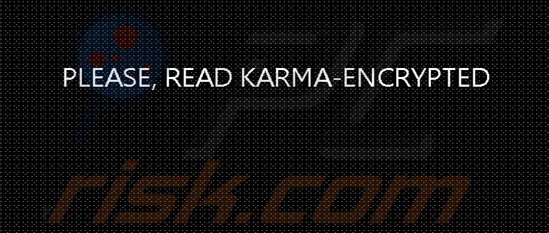 Tapeta pulpitu ransomware Karma Group