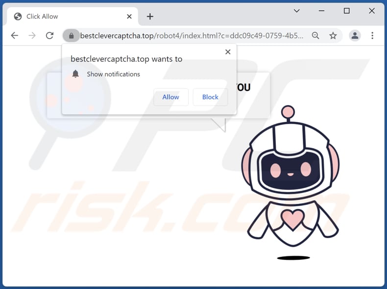 Przekierowania pop-up bestclevercaptcha[.]top