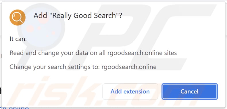 Porywacz przeglądarki rgoodsearch.online