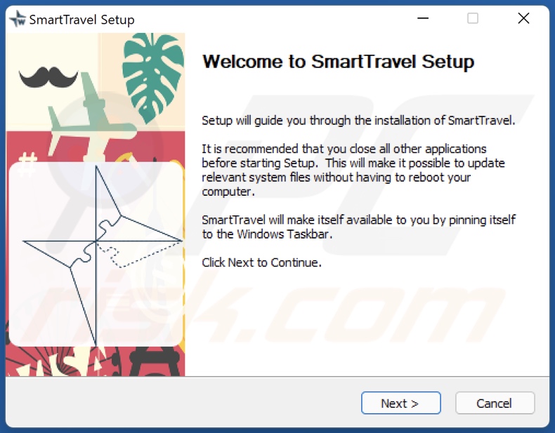 Instalator adware SmartTravel