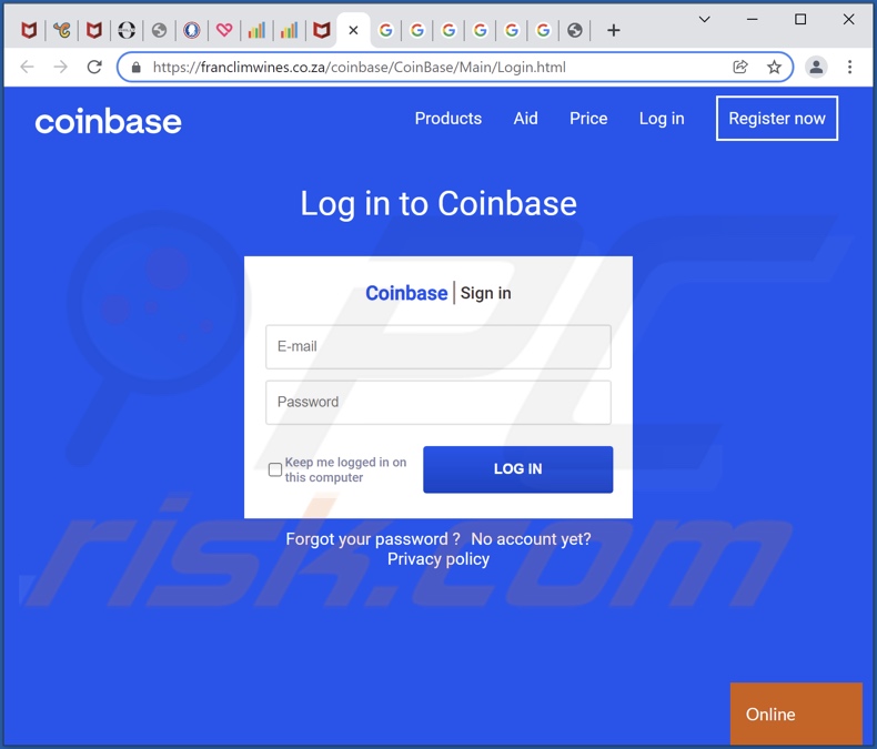 Oszustwo Coinbase