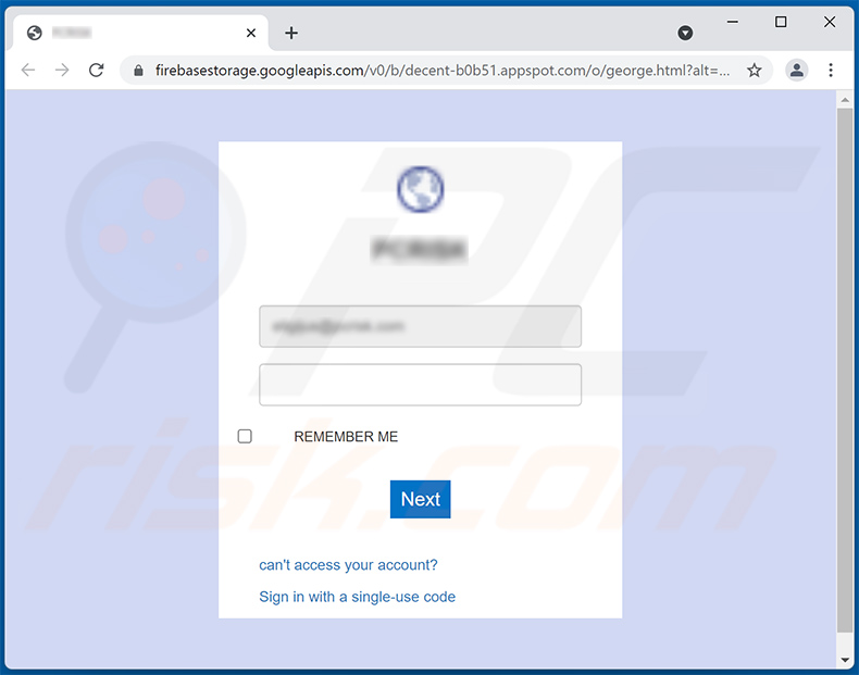 Strona phishingowa promowana przez e-mail spamowy your mailbox is almost full (2022-01-27)