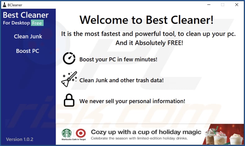 Niechciana aplikacja Best Cleaner