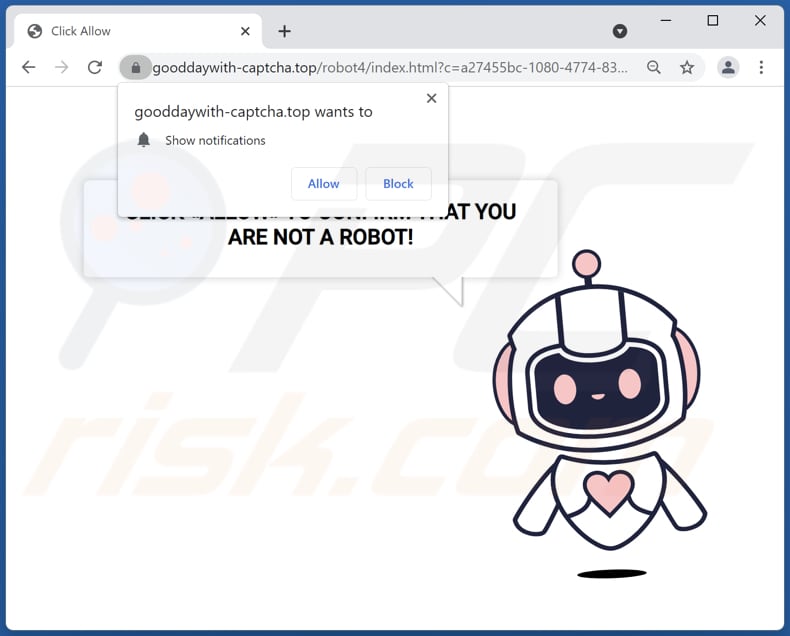 Reklamy gooddaywith-captcha[.]top