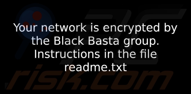 Tapeta ransomware Black Basta
