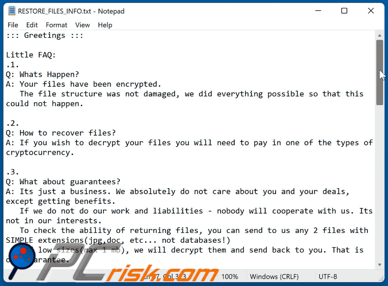 Wiadomość z żądaniem okupu ransomware Phmqdw (_readme.txt) GIF
