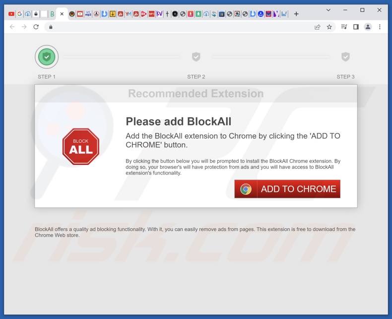 2 witryna promocyjna adware BlockAll - block ads