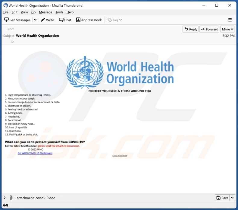 E-mail rat nerbian używany do dystrybucji malware