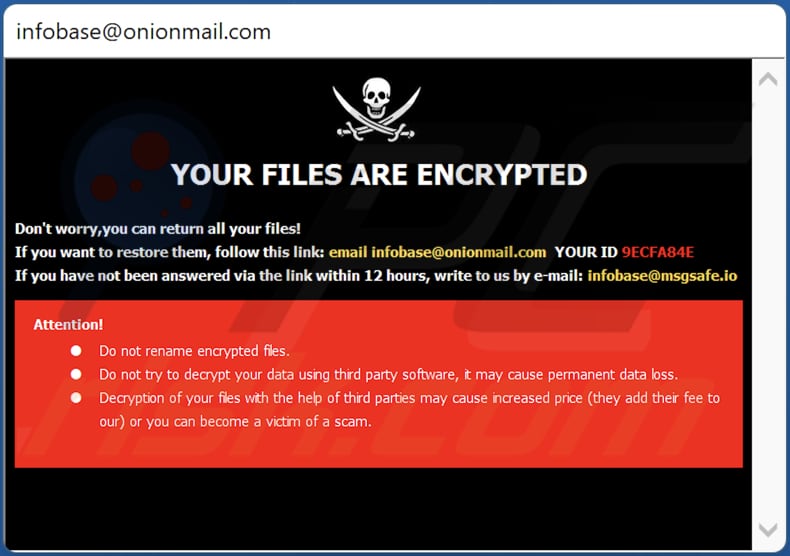 Plik tekstowy ransomware Info (Info.hta)