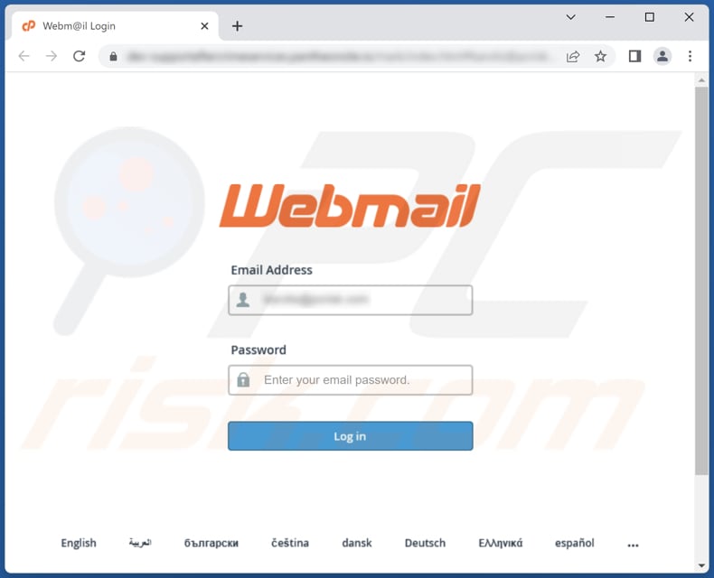 Strona e-mailowego oszustwa phishingowego unusual sign-in activity